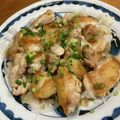chaiko５'s cooksnap of when they made パリパリ鶏もも肉のわさびポン酢あえ♫.