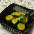クックWZ3WQY☆'s cooksnap of when they made 即出来る！きゅうりの漬物☆酢醤油味.