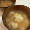 papikun's cooksnap of when they made グルテンフリーの味噌ラーメン風すいとん.
