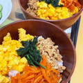 けちのしん's cooksnap of when they made 簡単 そぼろ三色丼.
