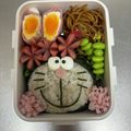 ★☆smile★☆'s cooksnap of when they made キャラ弁＊映画ドラえもん 月面探査記.