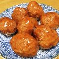 vabochan's cooksnap of when they made おうちでもお店の、肉団子の甘酢あん.