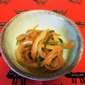 龍青空ママ's cooksnap of when they made カラフルピーマンとちくわを炒めたやつ♡.