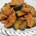 まい0223's cooksnap of when they made 鶏肉とズッキーニのカレー炒め.