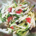 お央たん's cooksnap of when they made 大根トマトきゅうりの中華風サラダ.