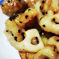 キャラメグ♪'s cooksnap of when they made シャキッ！ほくっ！さつまいもと蓮根♡.