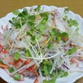 55才のおじさん's cooksnap of when they made 簡単！カニカマの大根サラダ.