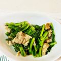 スーパーリンクス's cooksnap of when they made ほんだしで春菊堪能！春菊と豚の炒め。.