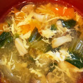 cookpad1年生's cooksnap of when they made ちんげん菜と卵のスープ.