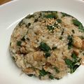 ひつじ・×・'s cooksnap of when they made ❀ごまプチ♪大葉と梅の和風チャーハン❀.