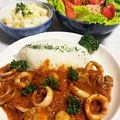 ★おにぎりMAN★'s cooksnap of when they made ワンプレート★イカのケチャップ炒煮ライス.