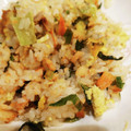ｽｶｲﾌｨｯｼｭ☆'s cooksnap of when they made 簡単混ぜるだけ☆鮭と小松菜と卵の混ぜご飯.