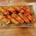 tomoeクック's cooksnap of when they made きゅうりの豚肉巻き*うまケチャだれ.