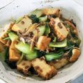 とよまち's cooksnap of when they made 青梗菜と厚揚げとひき肉のピリ辛炒め.