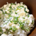 lily…♡'s cooksnap of when they made 離乳食完了期・オクラときゅうりの白和え丼.