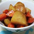 赤毛のあんこ's cooksnap of when they made *´－｀)ほんわか人参&じゃが芋の煮物☆.