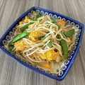 rico_mama's cooksnap of when they made もやし、スナップエンドウ、卵のサッと炒め.
