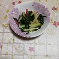 くネコまろす's cooksnap of when they made *スイスチャードのオリーブオイル塩和え*.
