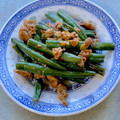 Moggieneko's cooksnap of when they made いんげんと挽肉のピリ辛炒め.