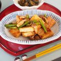 バカリャウ's cooksnap of when they made ニンニクの芽と厚揚げのピリ辛炒め.