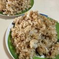 papikun's cooksnap of when they made ダイエット中でも安心鰹ふりかけチャーハン.