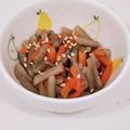 ゆ→ちむ❦180SX's cooksnap of when they made だしパックで簡単！離乳食きんぴらごぼう.