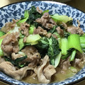 ★なみ☆'s cooksnap of when they made 豚肉と小松菜の甘辛炒め.