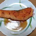 みぃくんのママ's cooksnap of when they made 鮭のムニエル バター醤油をかけて.