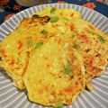 Faiza's cooksnap of when they made 紅ショウガと枝豆のヘルシー豆腐おやき.