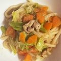 なーなちゃん's cooksnap of when they made 簡単！ケンミンショーの味噌焼きうどん.