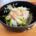 ♡こもれび♡'s cooksnap of when they made ニンニクの芽と新玉ねぎの炒めもの.
