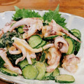 あっちゃんキッチン♪'s cooksnap of when they made イカときゅうりの酢味噌和え.