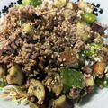 クッキン坊主's cooksnap of when they made 挽き肉、茄子とピーマンで旨辛味噌丼.