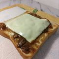 大魔女's cooksnap of when they made サクッ★とろ～っ❤チーズカレートースト.