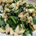 てぎわ's cooksnap of when they made 簡単5分で☆ニラ玉豆腐のオイスターソース.