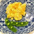 悠LOVE航's cooksnap of when they made スナップエンドウ豆の片側並び飾り.