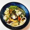 ponpocojp's cooksnap of when they made 温かい山菜うどん(関東風).