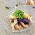 Dellaたん's cooksnap of when they made 簡単もう１品レンジ茄子カリカリ油揚げ乗せ.