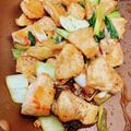 ちび☆あず's cooksnap of when they made 鶏むね肉と小松菜のオイ酢ターソース炒め.
