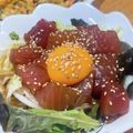 ＊みぃた1221＊'s cooksnap of when they made まぐろのユッケ.