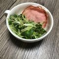 みりん調味料's cooksnap of when they made レンジで簡単ハムエッグ.