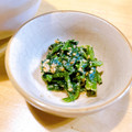 しましま＊ここあ's cooksnap of when they made めんつゆで楽々☆ほうれん草の胡麻和え.