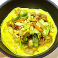にきけん's cooksnap of when they made 名古屋風のオム焼きそば.