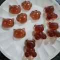 くみるん☆'s cooksnap of when they made 簡単話題入！手作りおやつ☆ジュースでグミ.