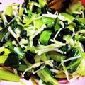 子供ネギ星人's cooksnap of when they made 作り置き☆こまつなとえのきのおひたし.