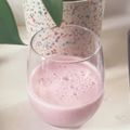 ♪けたはび☆'s cooksnap of when they made 超簡単ミキサーにかけるだけ苺スムージー.