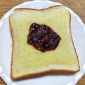 ＊なぁ＊'s cooksnap of when they made 小倉あんバター♡トースト.