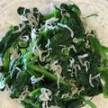かずくん☆'s cooksnap of when they made ほうれん草とじゃこのお浸し【作り置き】.