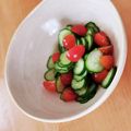 魔女のおうち's cooksnap of when they made キュウリ・ワカメ・トマト・生姜の酢の物　.
