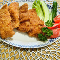 ボブナナ's cooksnap of when they made 鮭のフライ♪こんがり揚げて♪.
